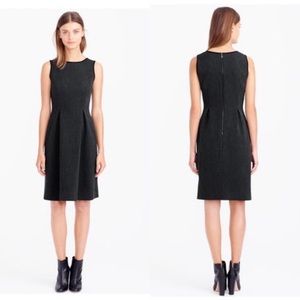 J. Crew Bonded Herringbone Dress